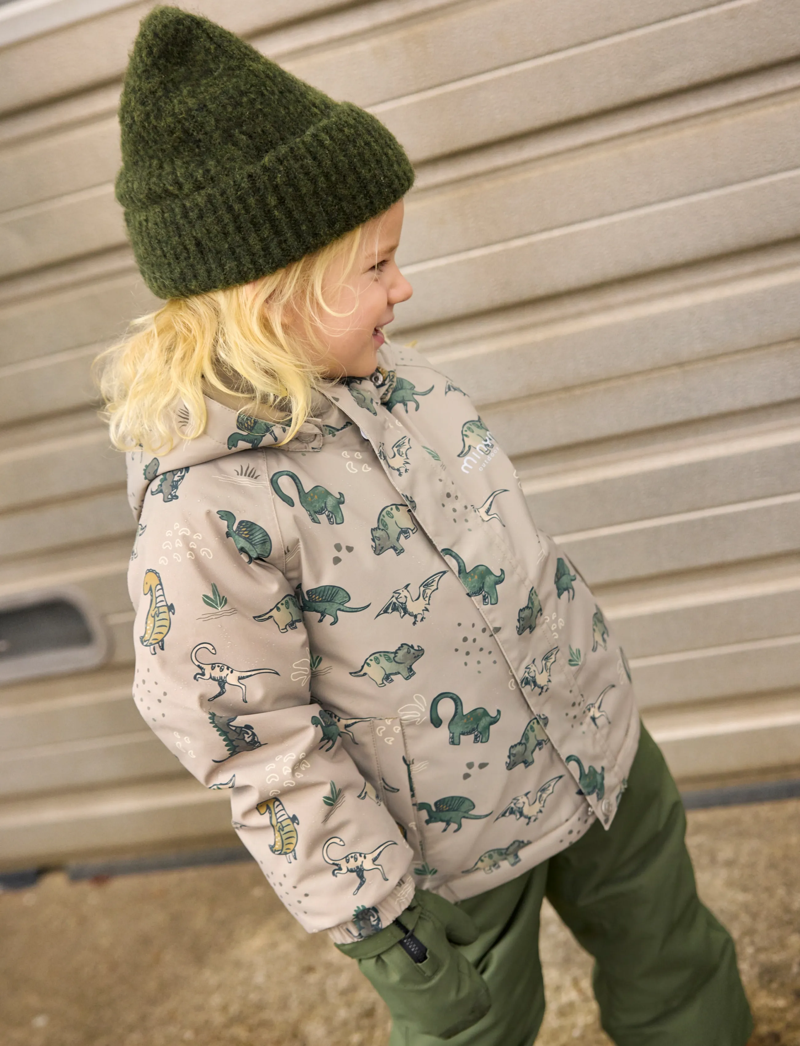 Minymo Winter Pants, Børn, Vinter Smækbukser, Kakigrøn, Str: 104