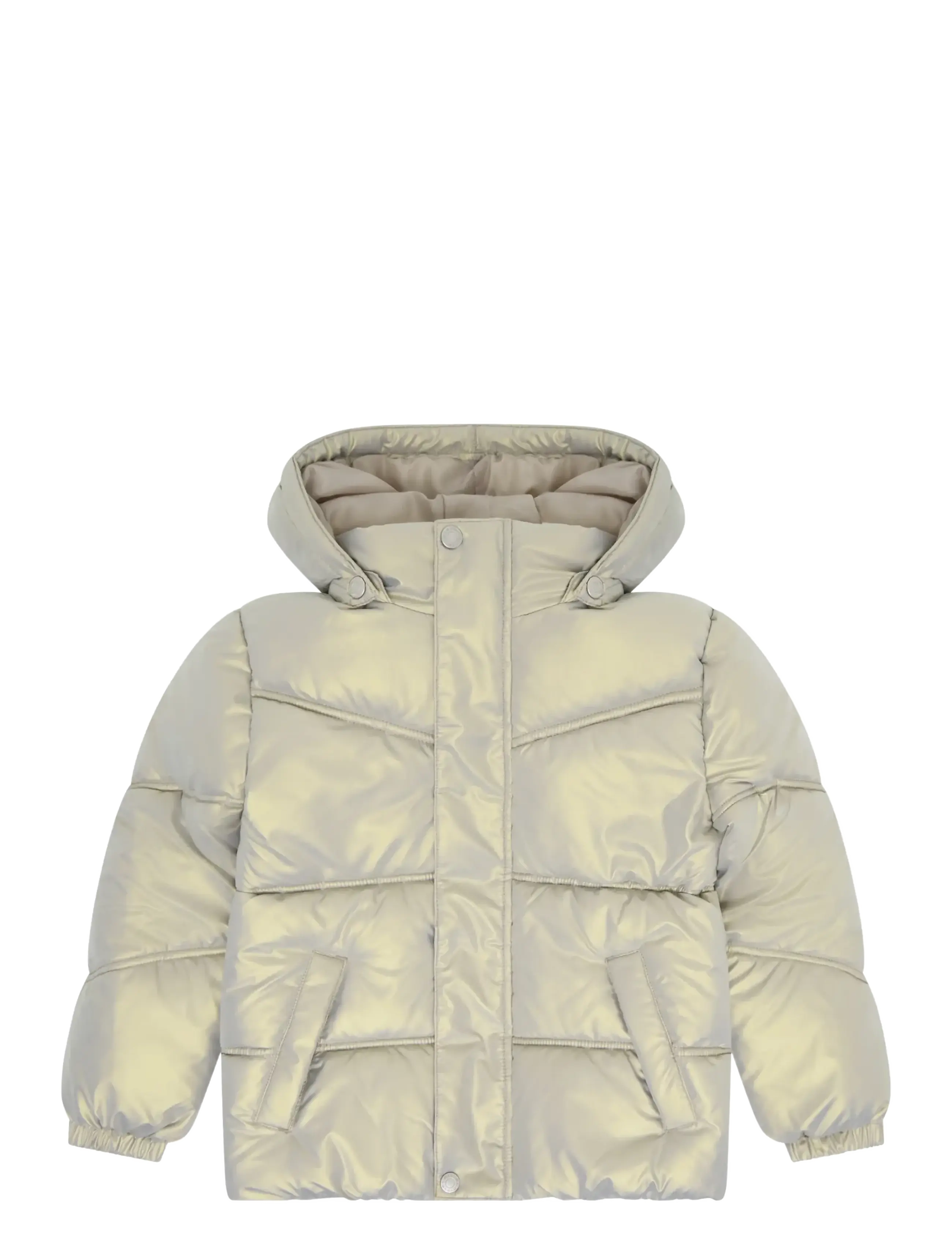 Minymo Shiny Puffer Jacket - Outdoor - CHAMPAGNE BEIGE / beige