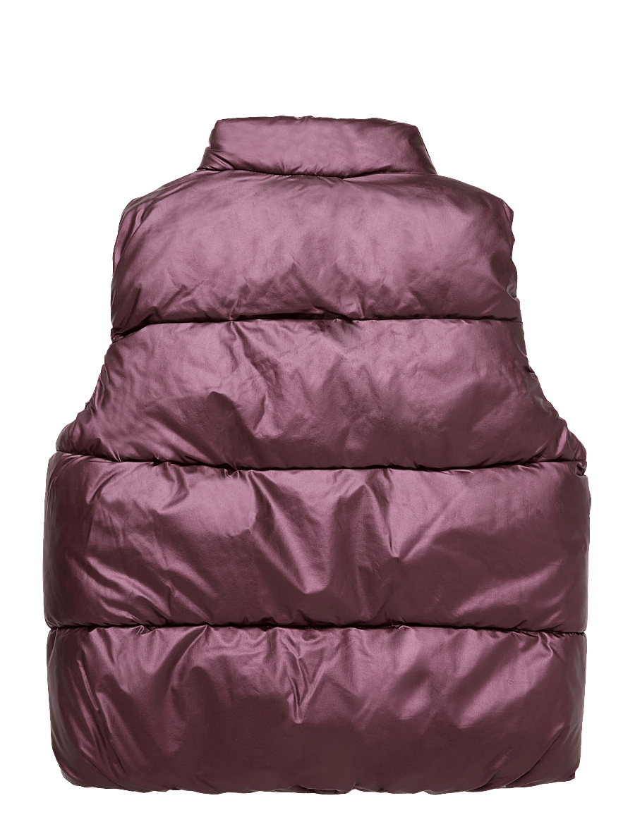 Minymo - Quilted Shiny Vest - einkaufen nach alter von - huckleberry - 1