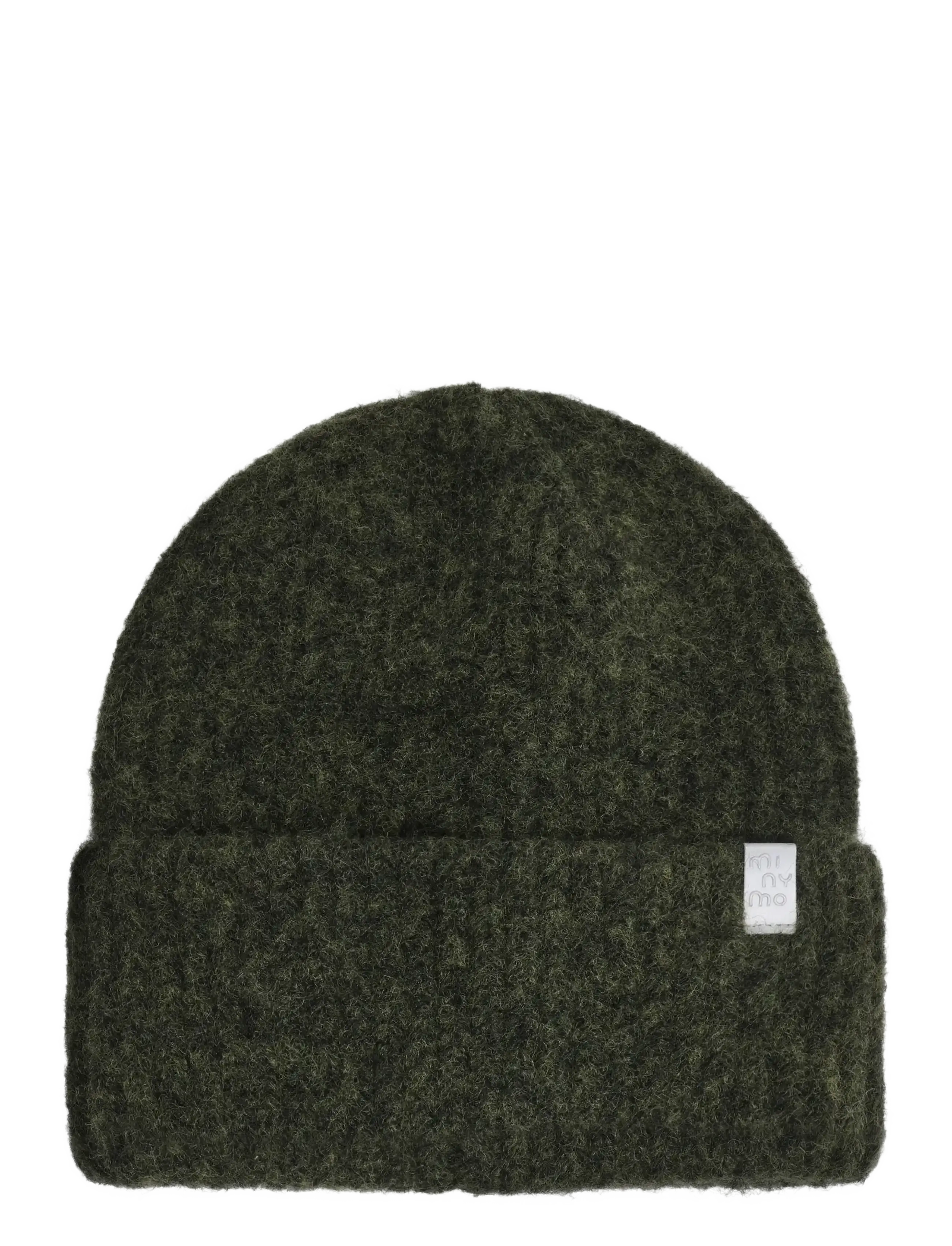 Minymo Knitted Hat, Kinder, Strickmütze, Khaki, Gr: 54