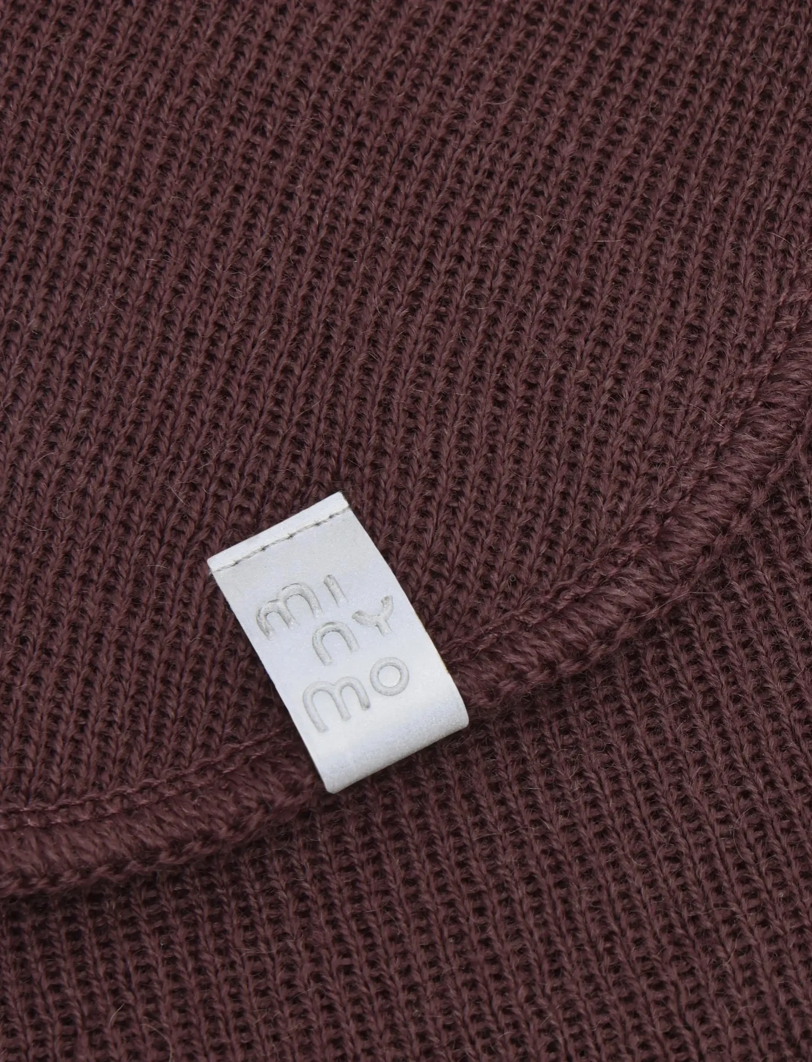 Minymo - Neck warmer knit - neckwarmer - huckleberry - 2