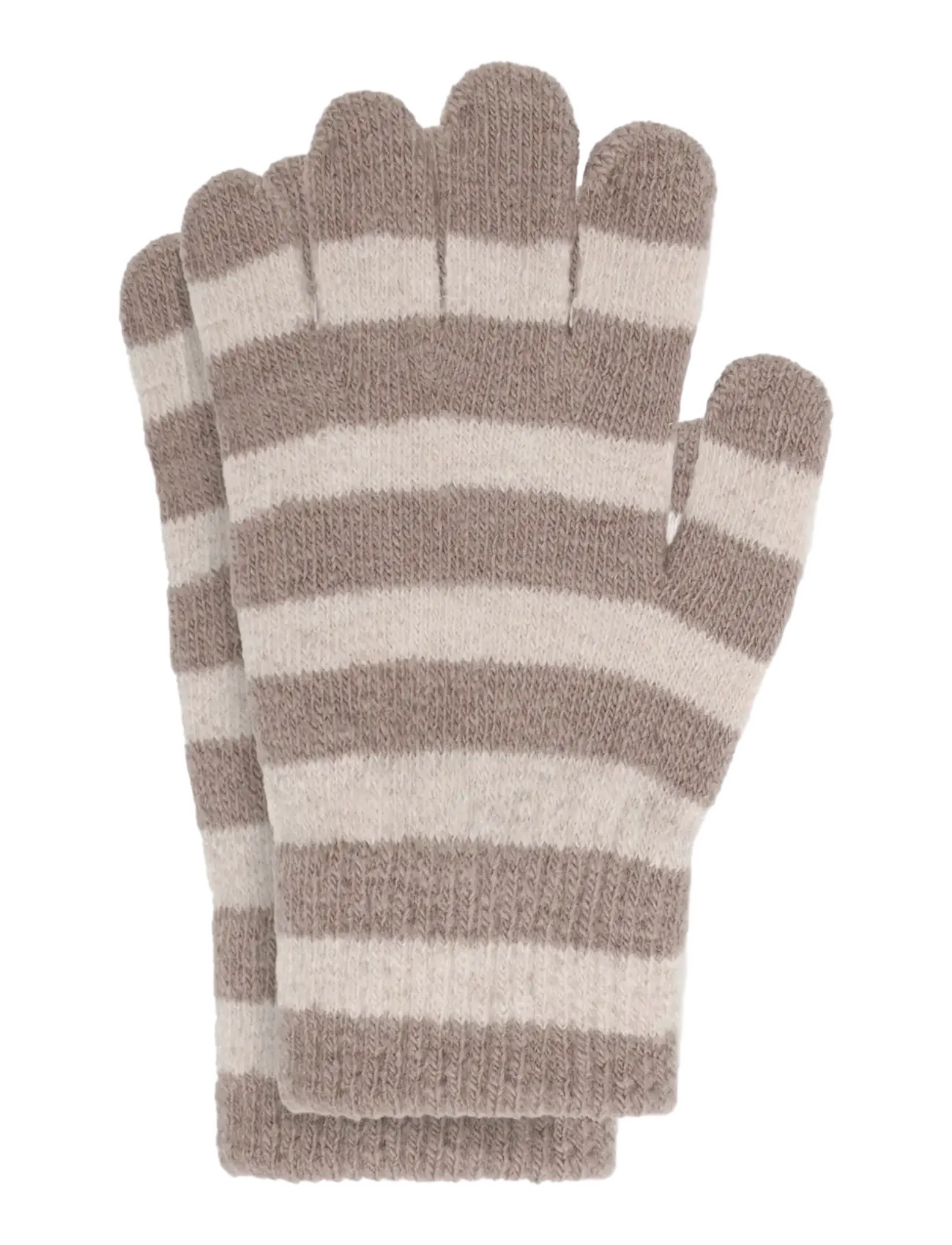 Minymo - Magic gloves knit 3-pack - gloves - fawn - 1
