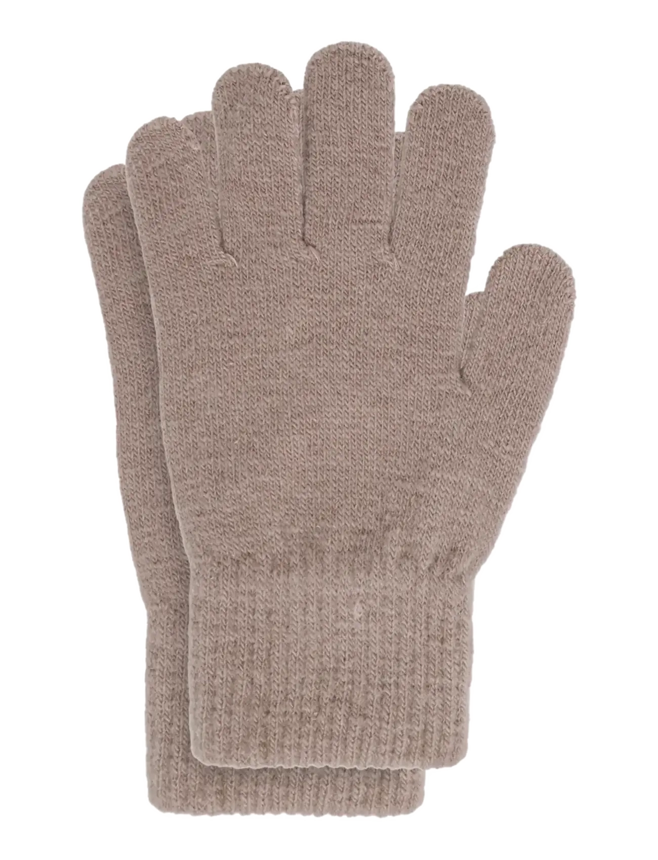 Minymo - Magic gloves knit 3-pack - gloves - fawn - 2
