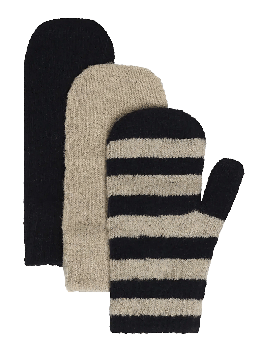 Minymo - Magic mittens knit 3-pack - handschuhe - dark sapphire - 1