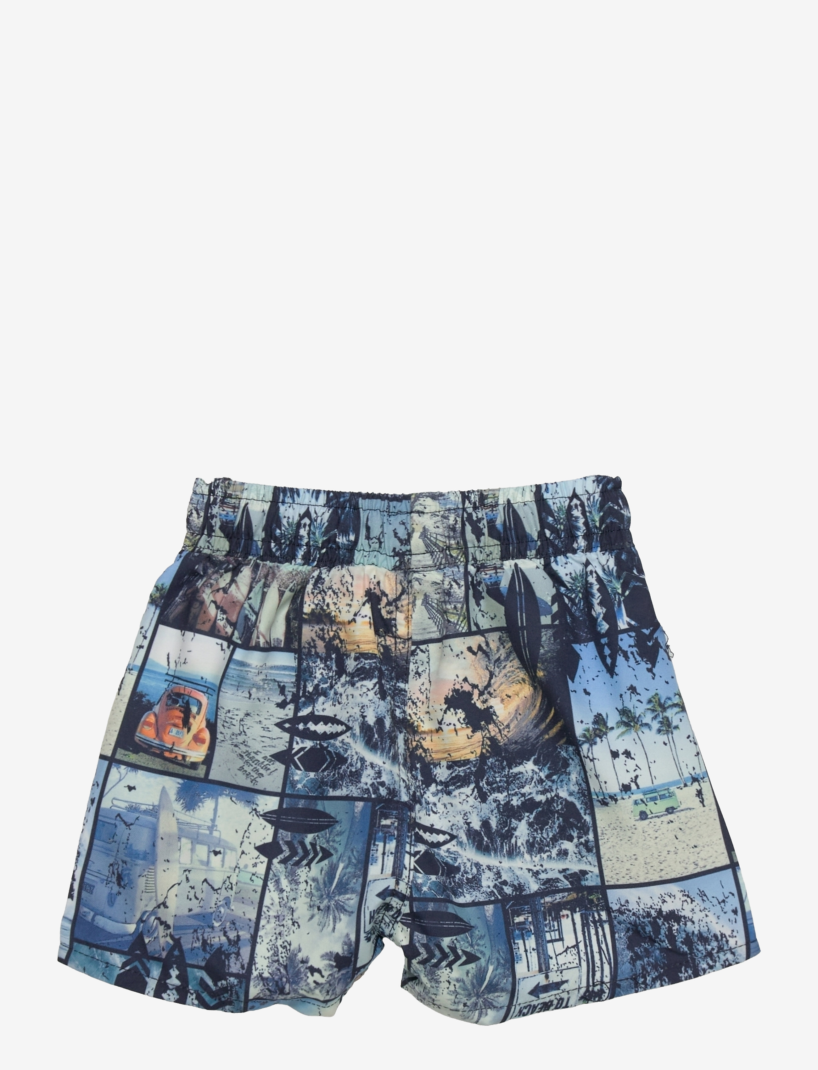 Minymo - Kei 72 - Swim shorts aop - gode sommertilbud - dress blues - 1