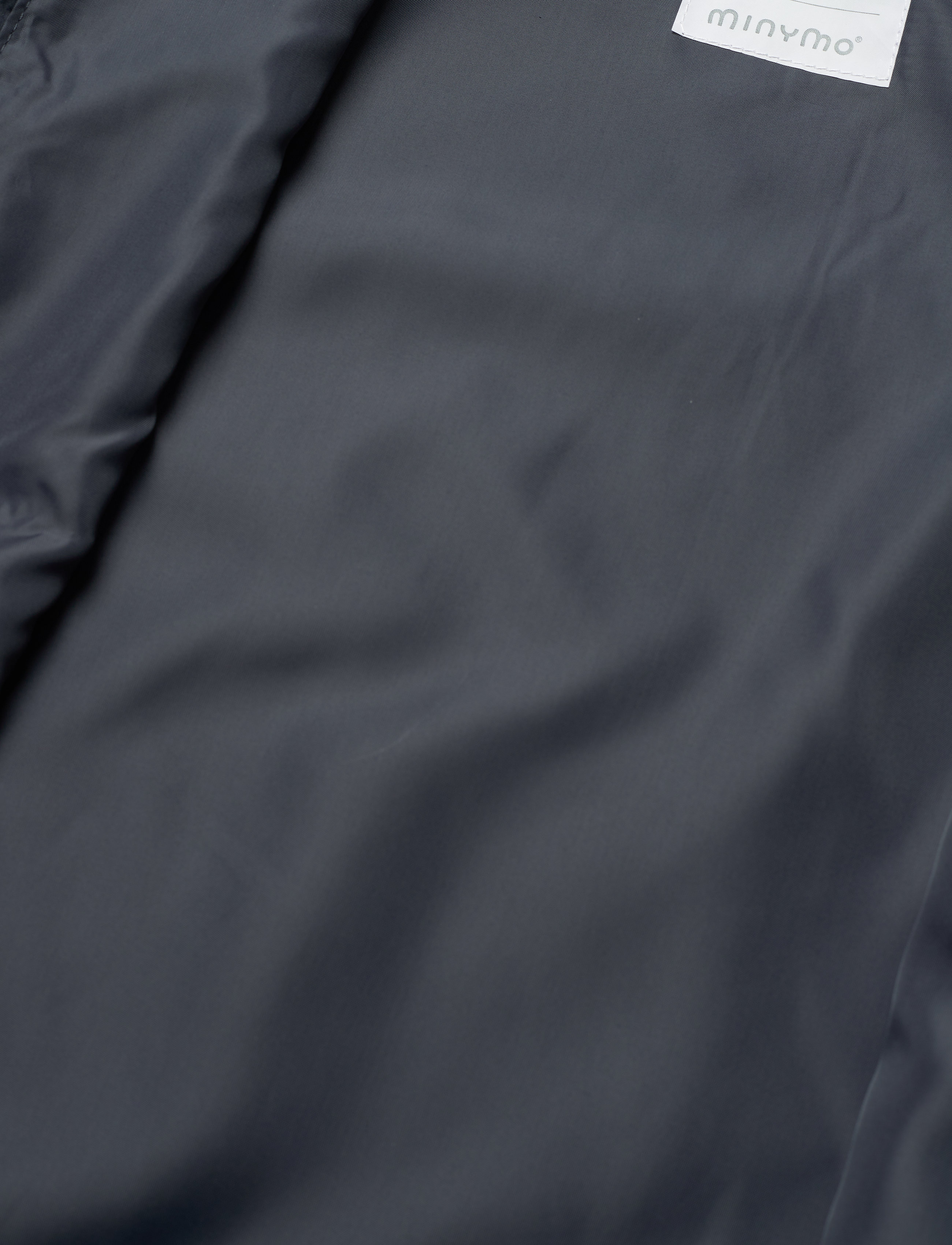 Minymo - Raincoat, breathable - india ink - 4