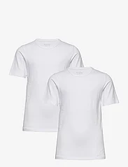 Minymo - Basic 32 -T-shirt SS (2-pack) - marškinėliai trumpomis rankovėmis - brilliant white - 0