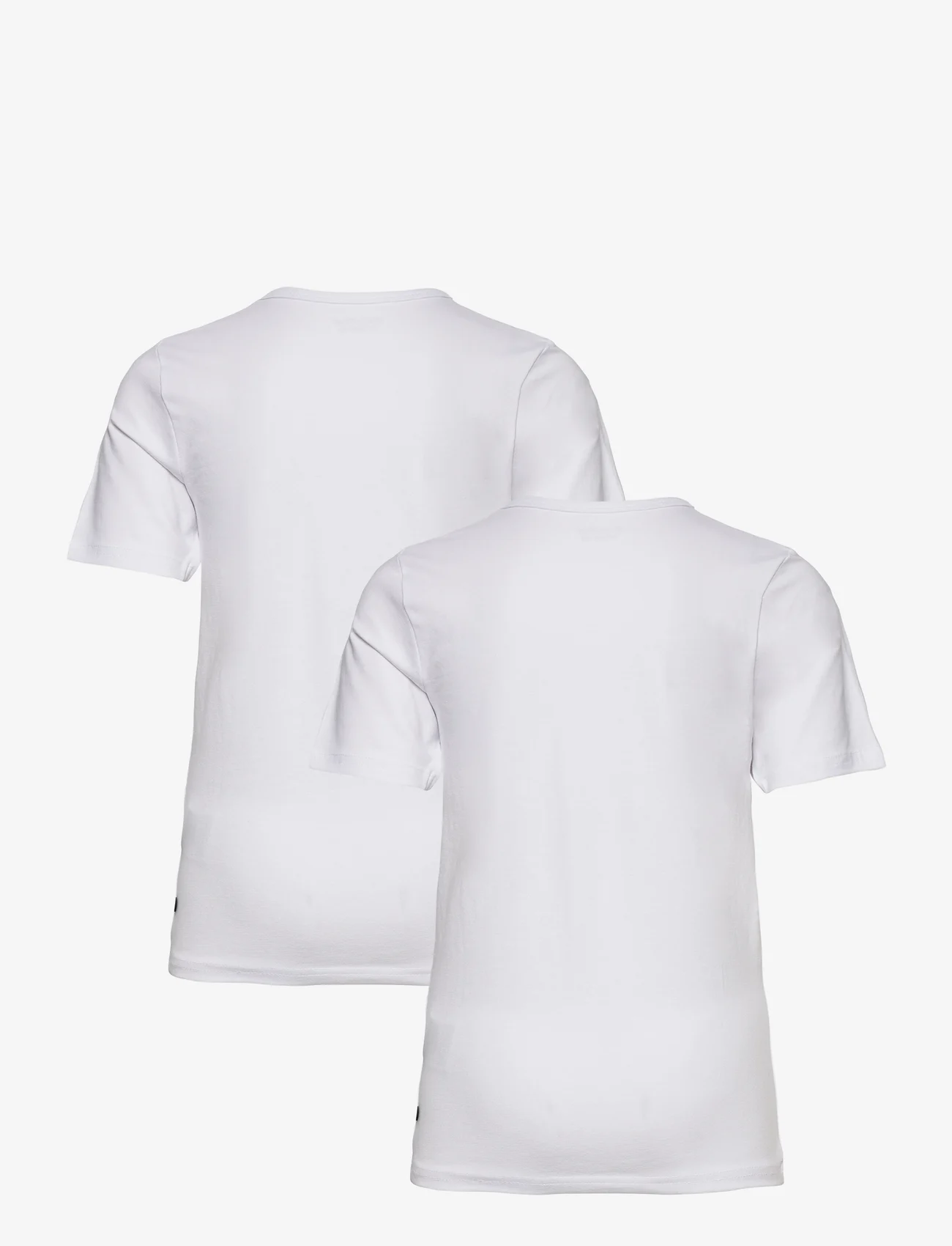 Minymo - Basic 32 -T-shirt SS (2-pack) - lyhythihaiset t-paidat - brilliant white - 1