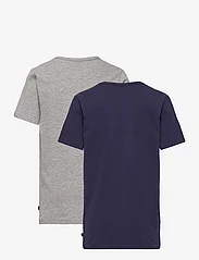 Minymo - Basic 32 -T-shirt SS (2-pack) - lyhythihaiset t-paidat - dark navy - 1
