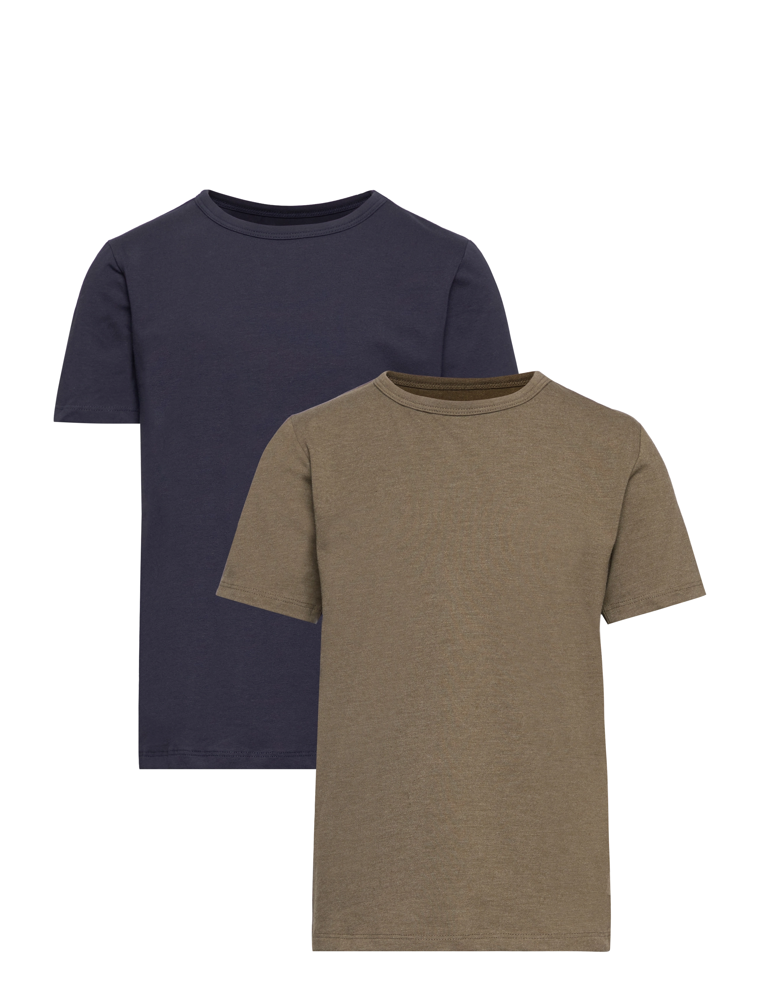 Minymo Basic 32 -T-Shirt Ss (2-Pack), 80, T-shirts, Mehrfarbig/gemustert - Short-sleeved, Kinder