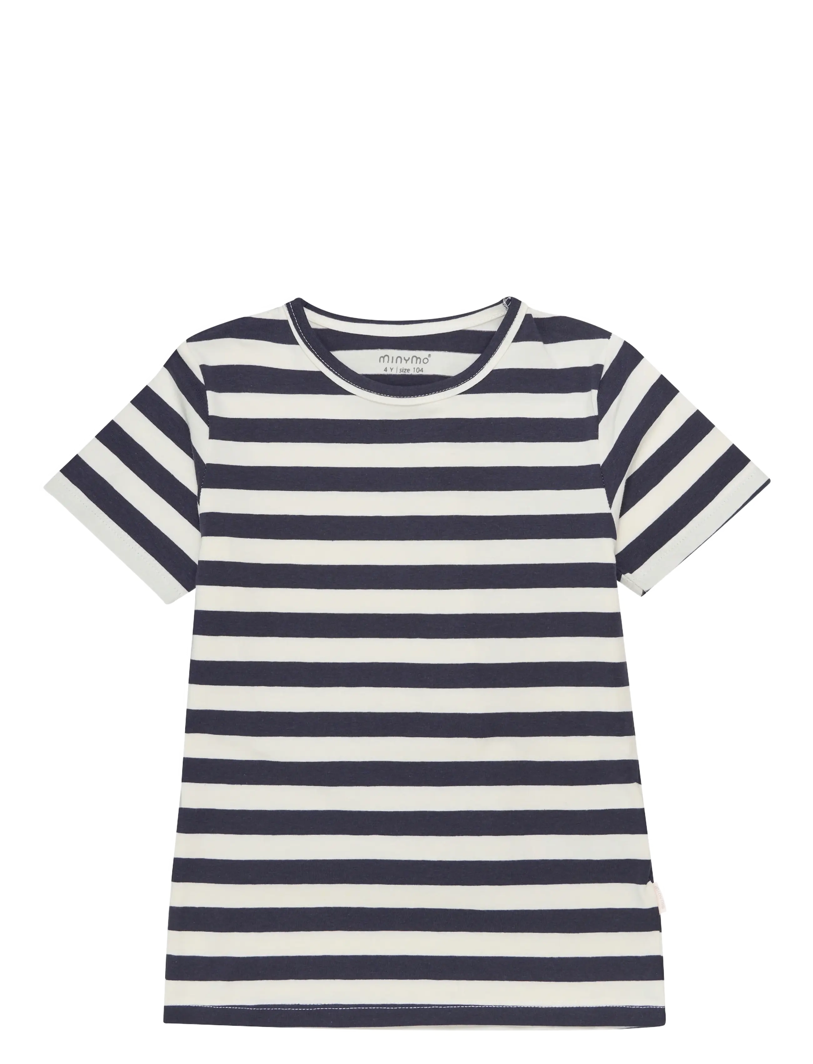 Minymo - Basic 32 -T-shirt SS (2-pack) - lühikeste varrukatega t-särgid - marshmallow - 3