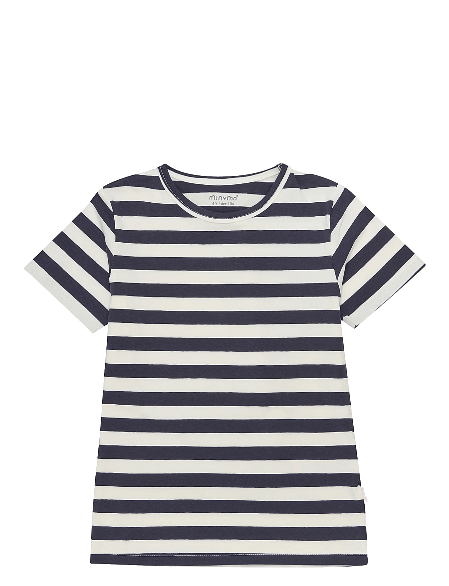 Minymo - Basic 32 -T-shirt SS (2-pack) - kurzärmelige - marshmallow - 3