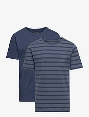 Minymo - Basic 32 -T-shirt SS (2-pack) - kortärmade t-shirts - new navy - 0