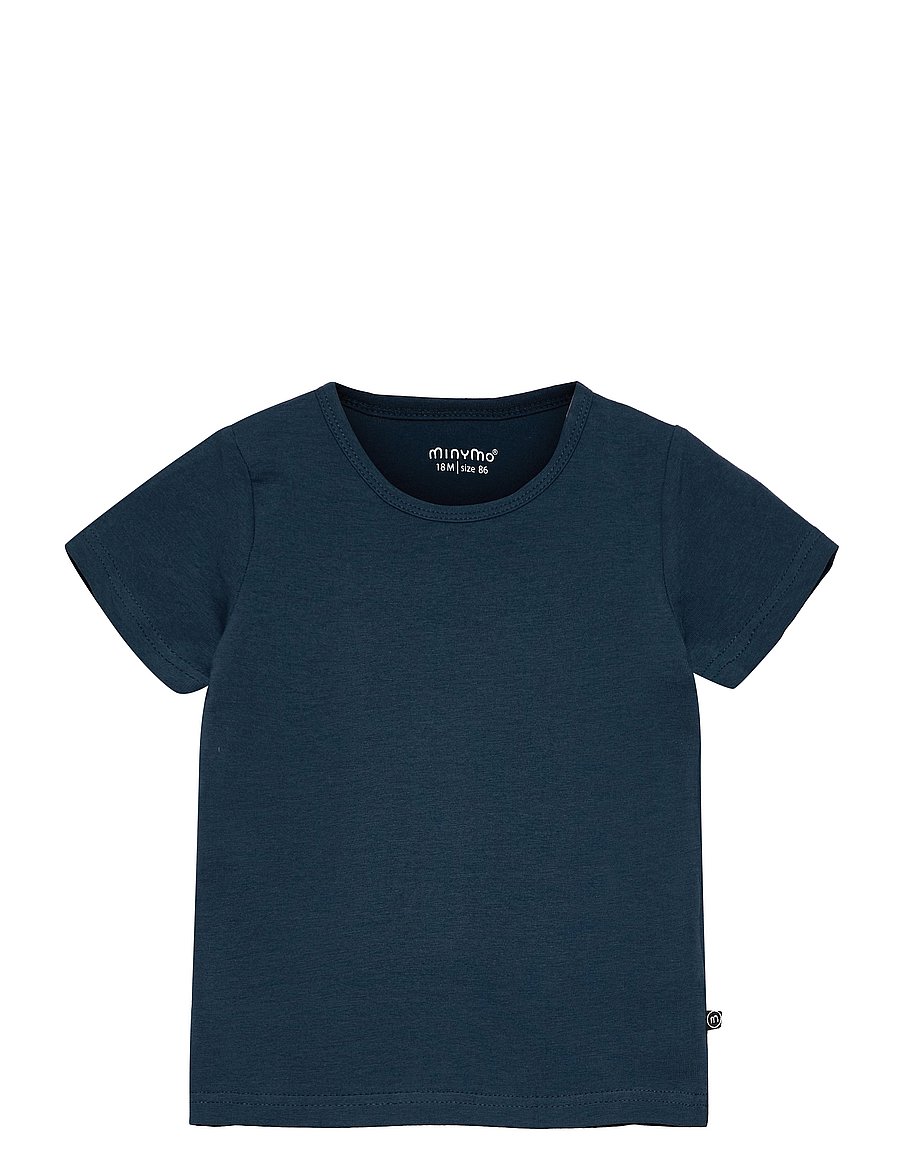 Minymo - Basic 32 -T-shirt SS (2-pack) - kurzärmelige - new navy - 5