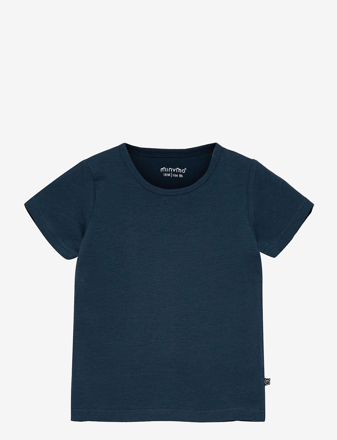 Minymo - Basic 32 -T-shirt SS (2-pack) - kortærmede t-shirts - new navy - 2