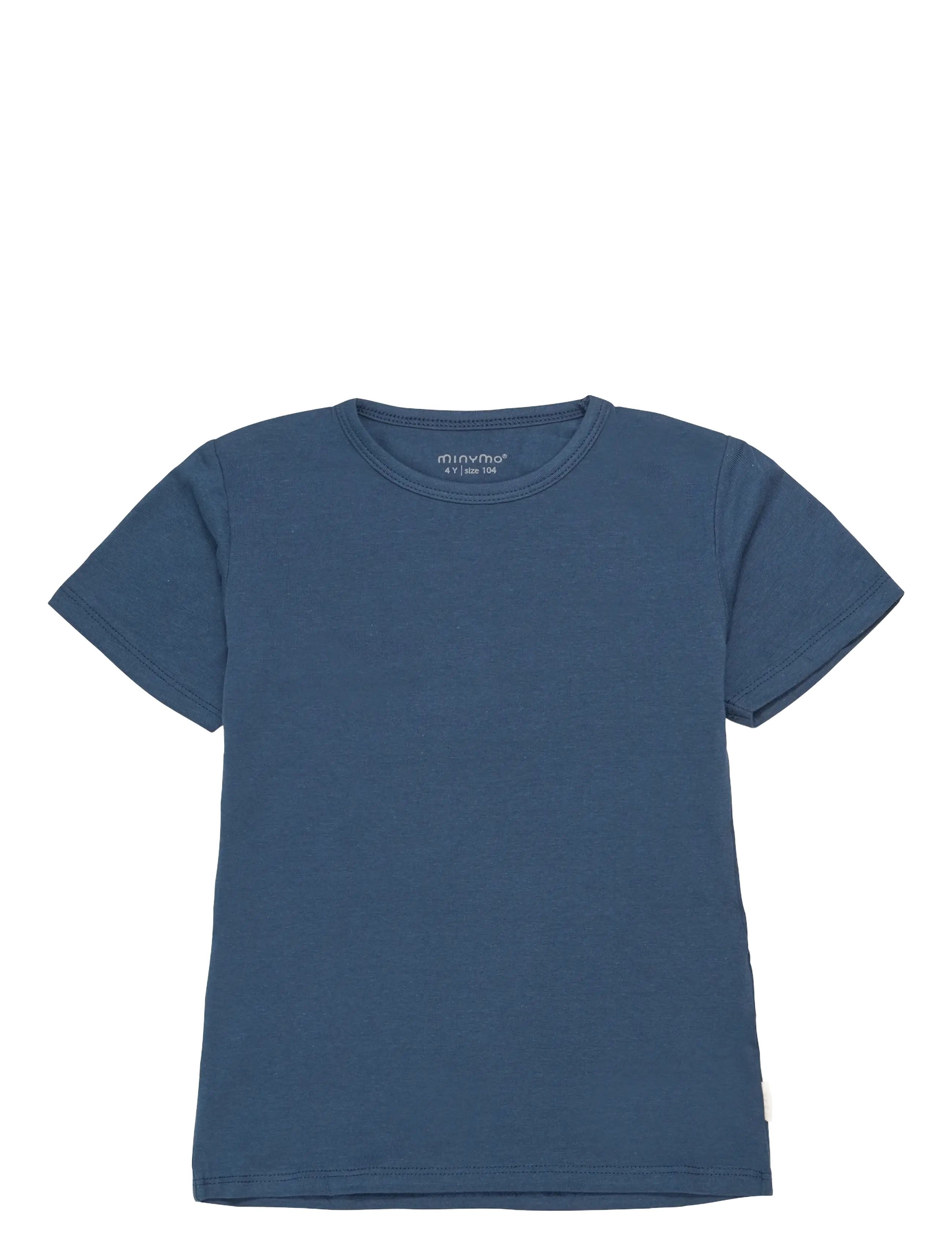 Minymo - Basic 32 -T-shirt SS (2-pack) - kortærmede t-shirts - new navy - 1