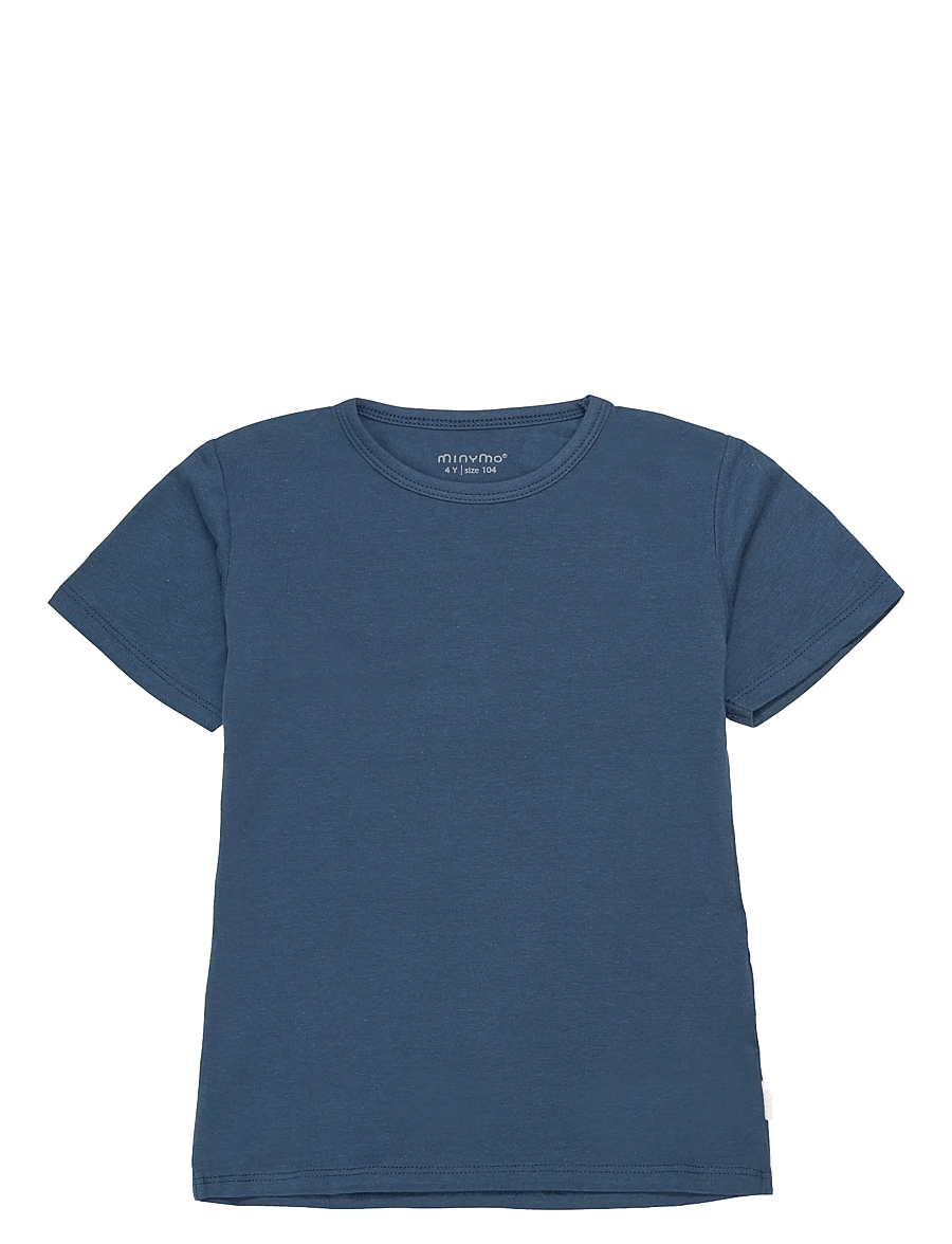 Minymo - Basic 32 -T-shirt SS (2-pack) - kurzärmelige - new navy - 1