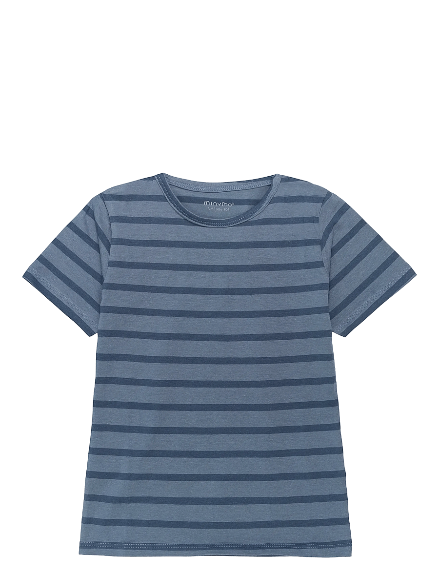 Minymo - Basic 32 -T-shirt SS (2-pack) - kurzärmelige - new navy - 2