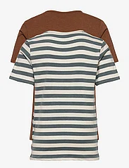Minymo - Basic 32 -T-shirt SS (2-pack) - marškinėliai trumpomis rankovėmis - toffee - 2