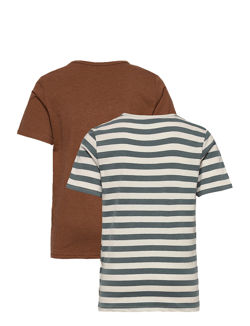 Minymo - Basic 32 -T-shirt SS (2-pack) - kurzärmelige - toffee - 1