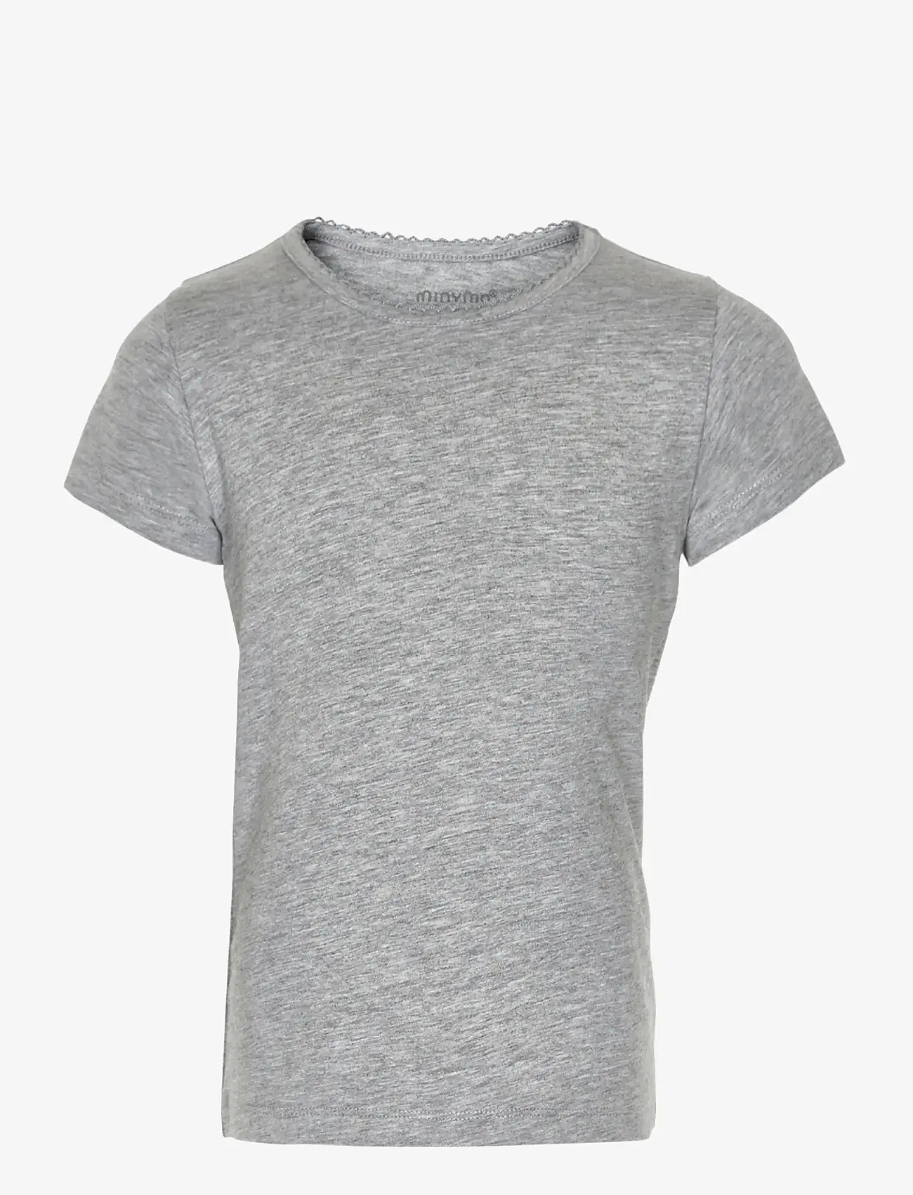 Minymo - Basic 33 -T-shirt SS (2-pack) - kurzärmelige - anthacite black - 2