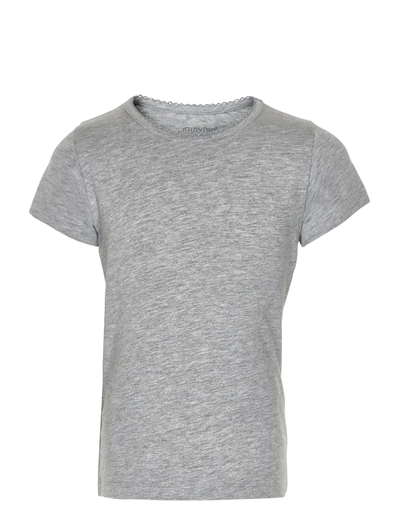Minymo - Basic 33 -T-shirt SS (2-pack) - t-shirts - anthacite black - 2