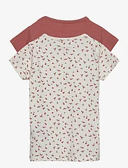 Minymo - Basic 33 -T-shirt SS (2-pack) - short-sleeved t-shirts - canyon rose - 2