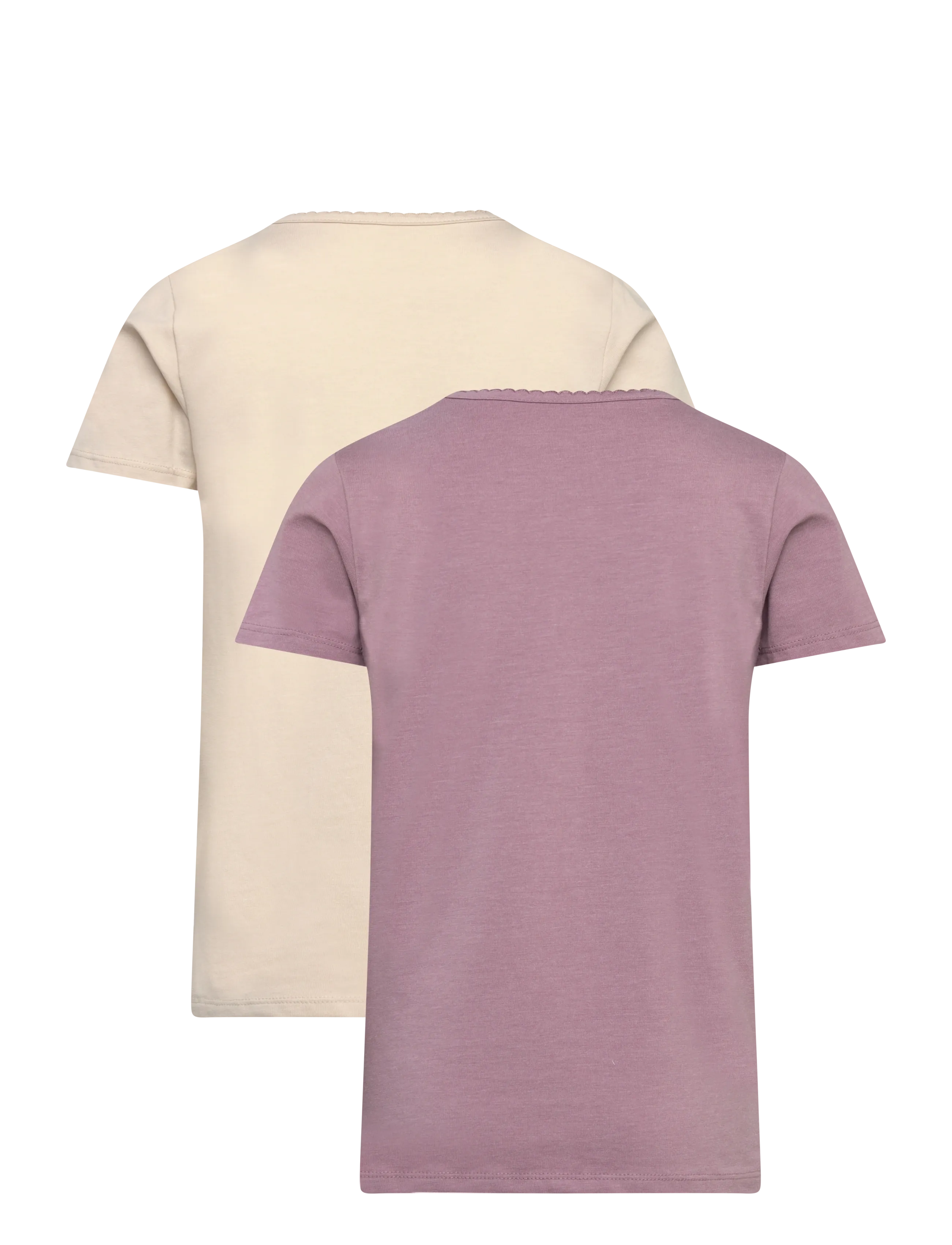 Minymo - Basic 33 -T-shirt SS (2-pack) - lühikeste varrukatega t-särgid - elderberry - 1
