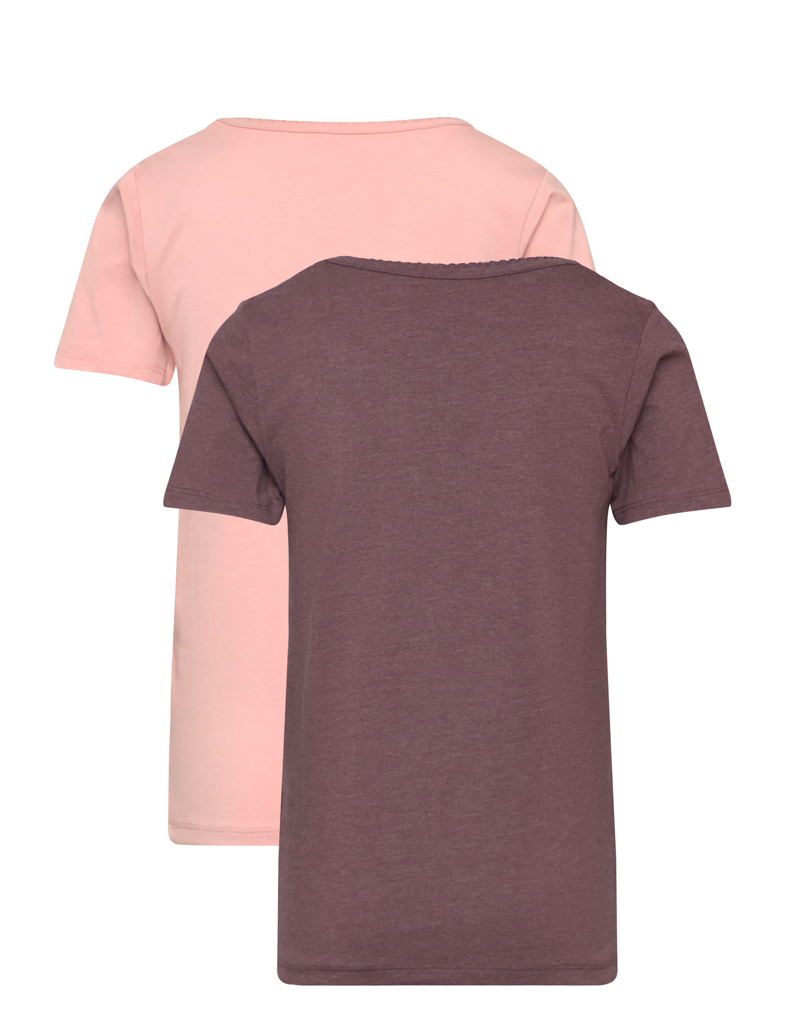 Minymo - Basic 33 -T-shirt SS (2-pack) - lühikeste varrukatega t-särgid - misty rose - 2