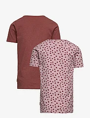 Minymo - Basic 33 -T-shirt SS (2-pack) - t-krekli ar īsām piedurknēm - violet ice - 1