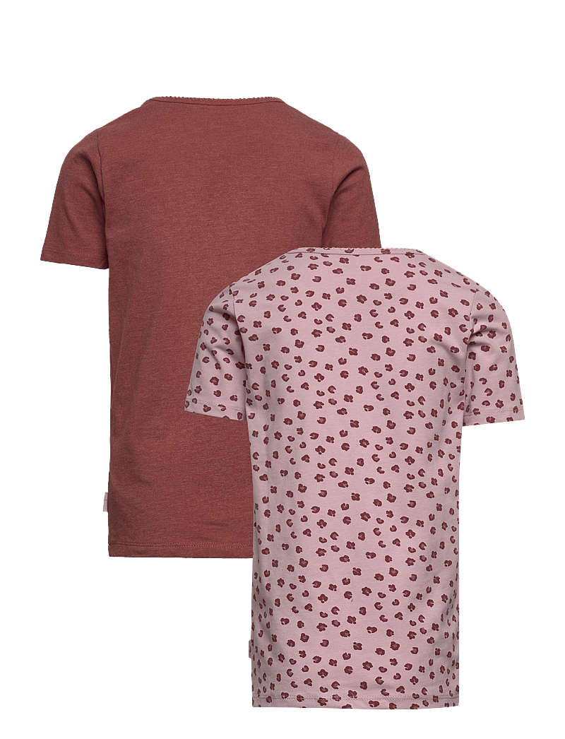 Minymo - Basic 33 -T-shirt SS (2-pack) - kurzärmelige - violet ice - 1