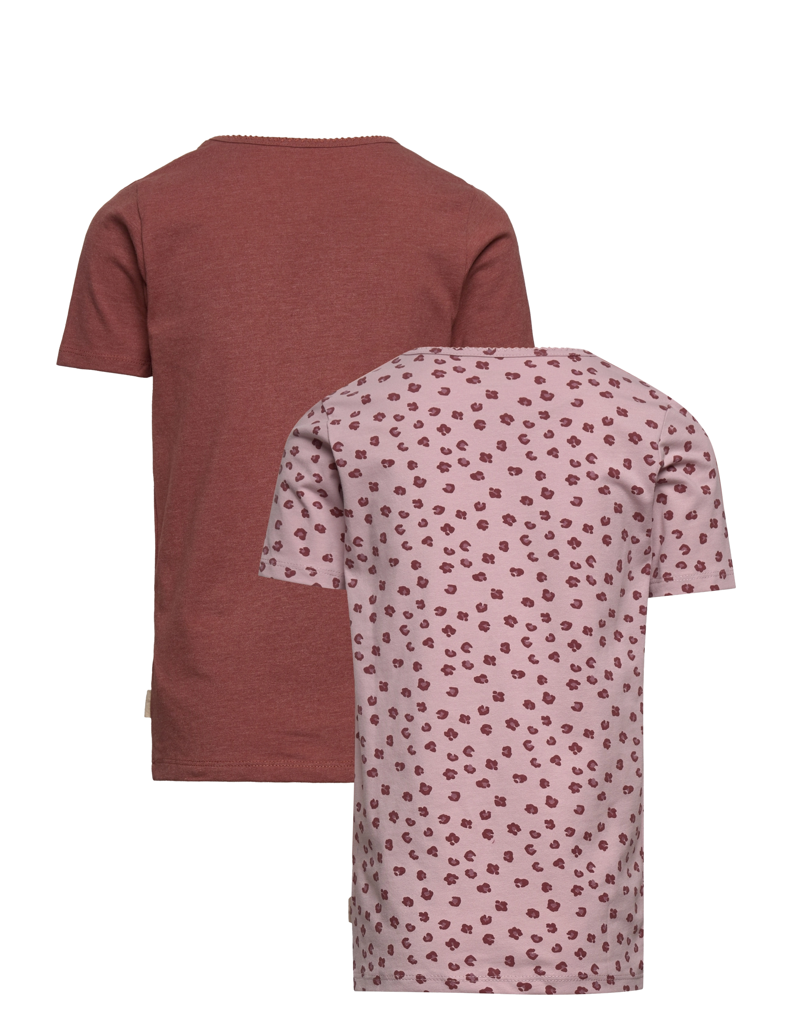 Minymo - Basic 33 -T-shirt SS (2-pack) - kurzärmelige - violet ice - 1