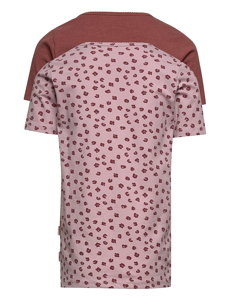 Minymo - Basic 33 -T-shirt SS (2-pack) - kurzärmelige - violet ice - 2