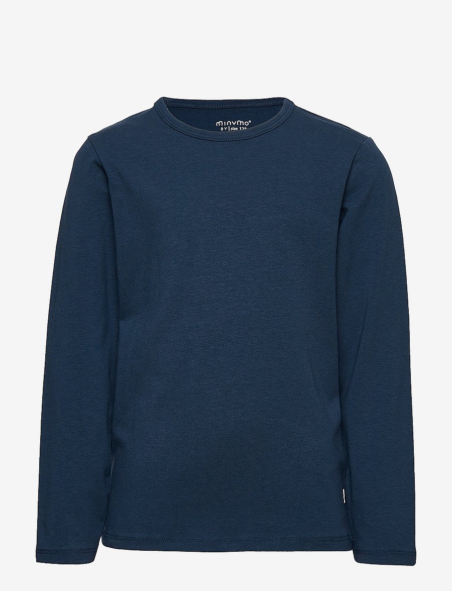 Minymo - Basic 34 -T-shirt LS (2-pack) - langärmelig - new navy - 2