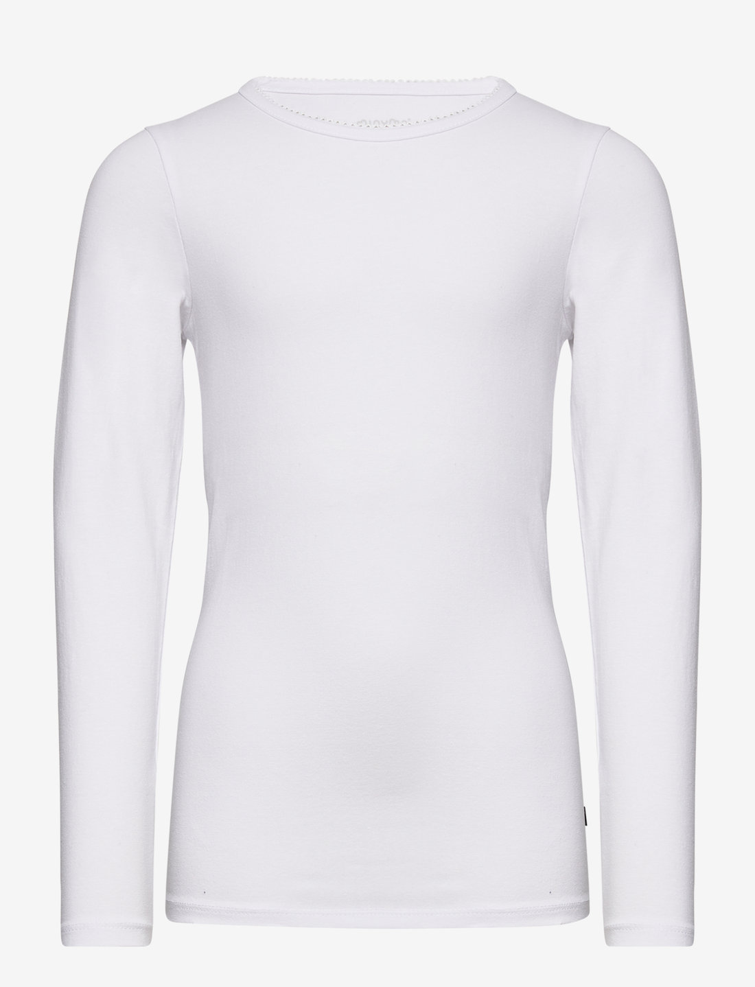 Minymo - Basic 35 -T-shirt LS (2-pack) - langerma t-bolir - white - 2
