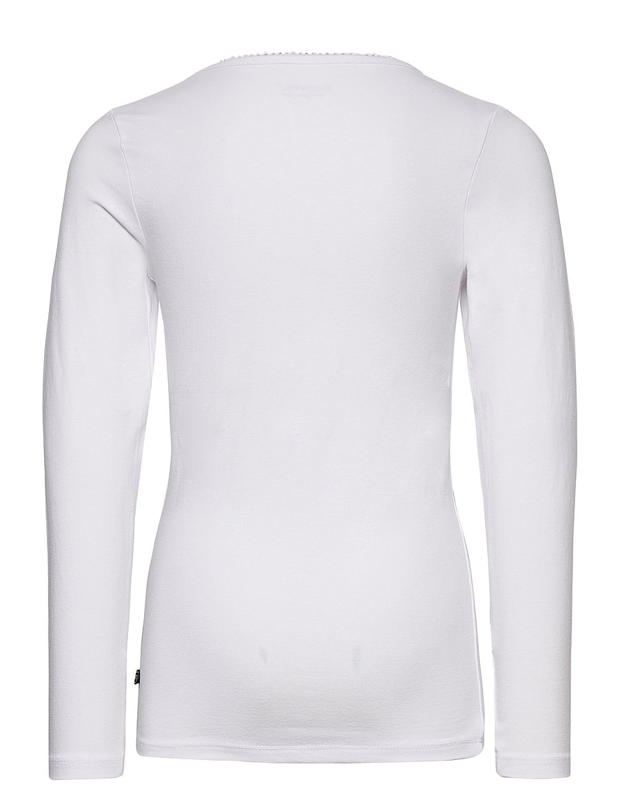 Minymo - Basic 35 -T-shirt LS (2-pack) - langärmelig - white - 3