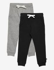 Minymo - Basic 36 -Sweat pant (2-pack) - lowest prices - anthacite black - 0
