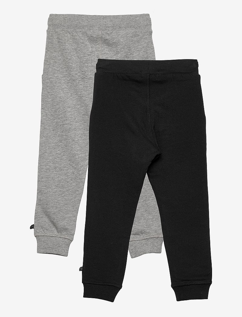 Minymo - Basic 36 -Sweat pant (2-pack) - sweatpants - anthacite black - 1