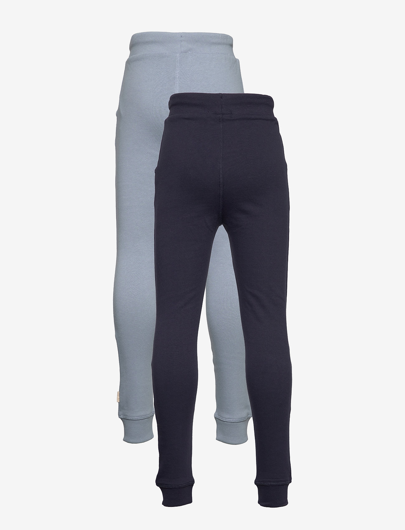Minymo - Basic 36 -Sweat pant (2-pack) - joggingbuxur - ashley blue - 1
