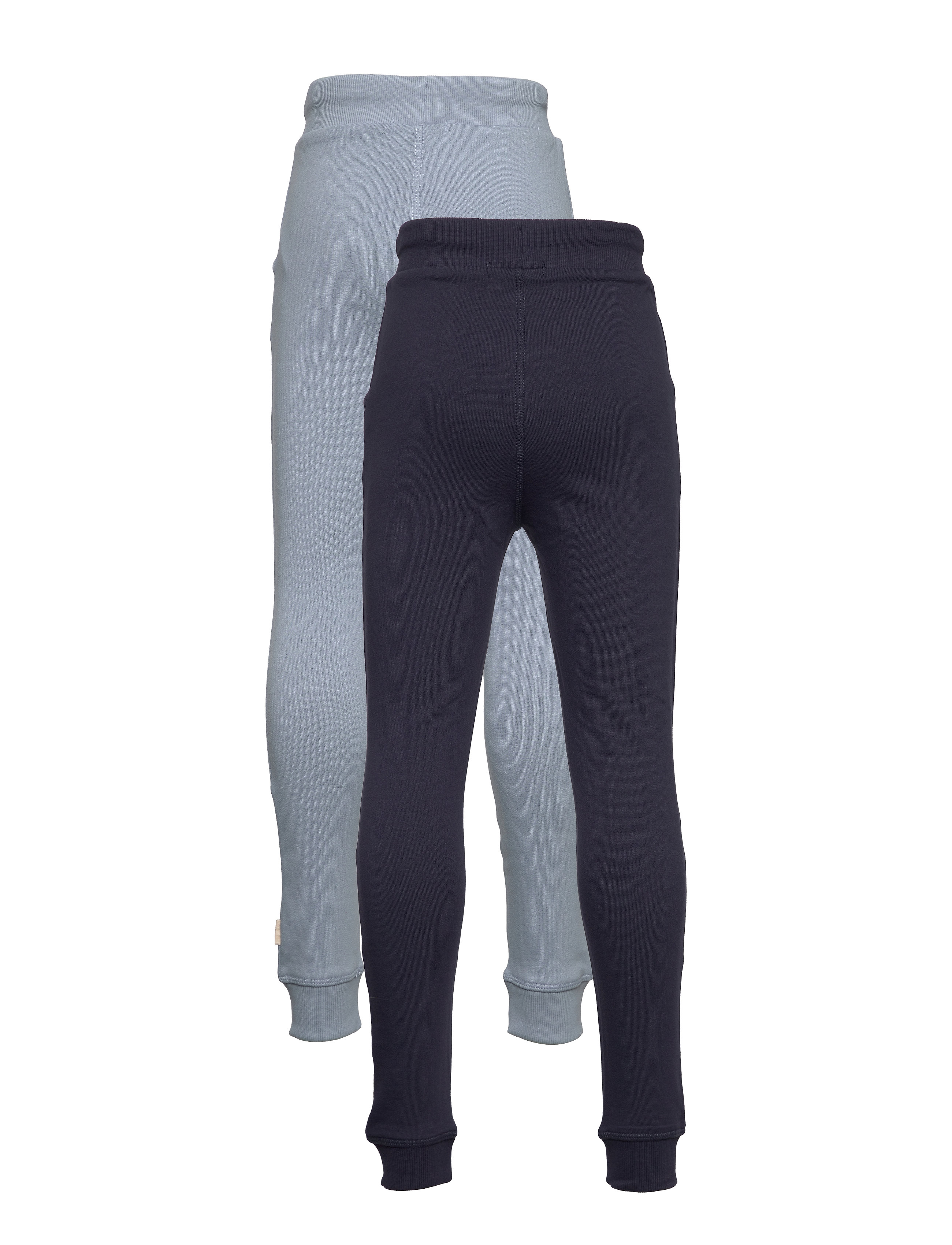 Minymo - Basic 36 -Sweat pant (2-pack) - nederdelar - ashley blue - 2