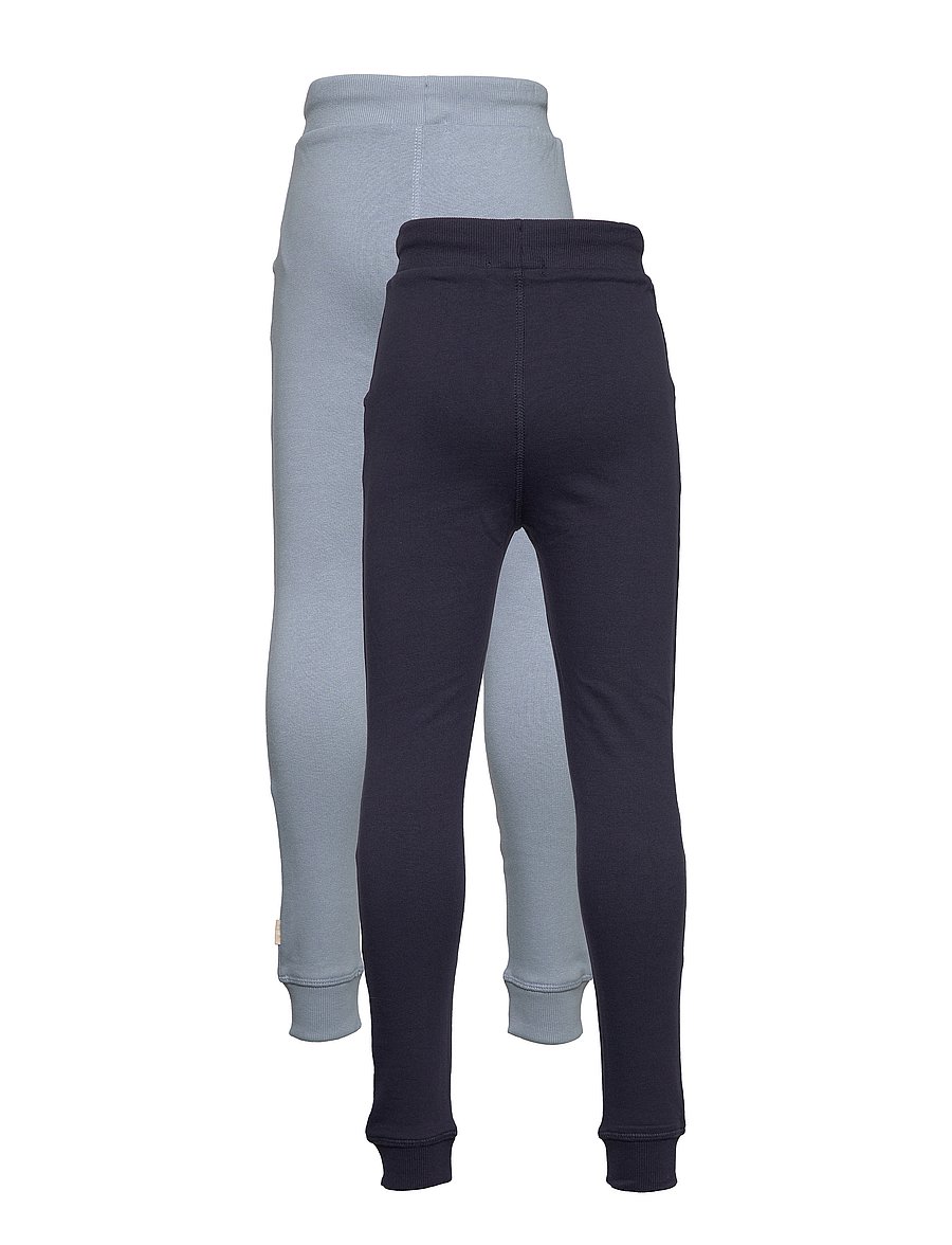 Minymo - Basic 36 -Sweat pant (2-pack) - jogginghosen - ashley blue - 2