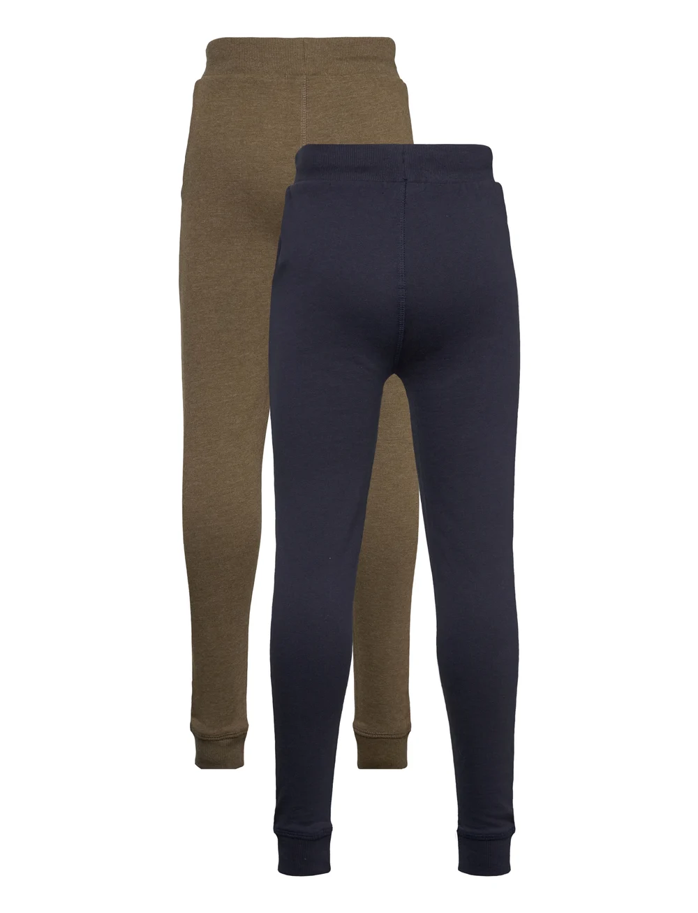 Minymo - Basic 36 -Sweat pant (2-pack) - mjukisbyxor - dark olive - 1