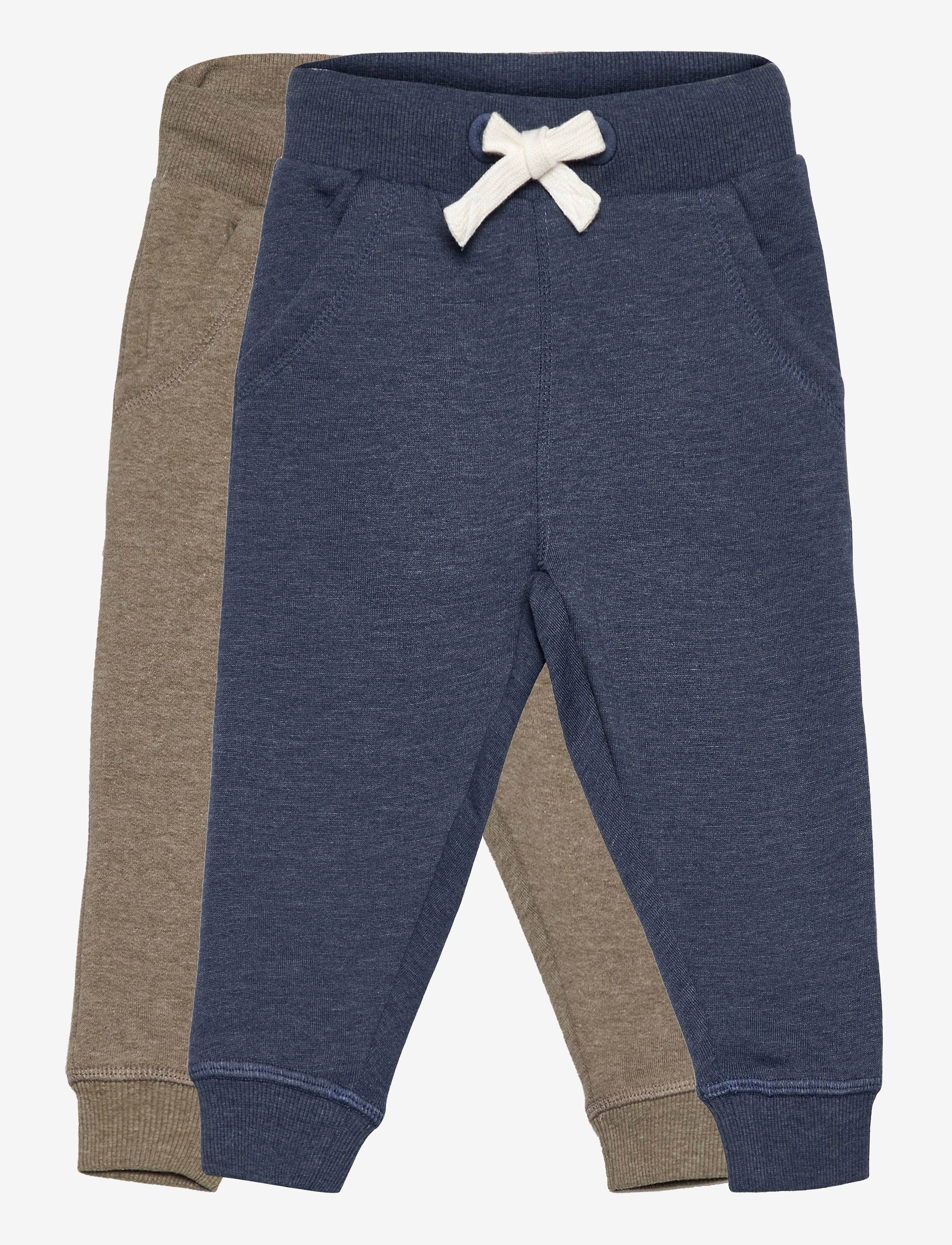Minymo Basic 36 -Sweat Pant (2-Pack), 92, Grey, Underdele > Joggingbukser, Børn