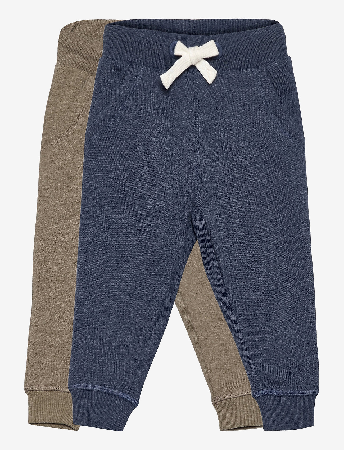 Minymo - Basic 36 -Sweat pant (2-pack) - dressipüksid - ensign blue - 0