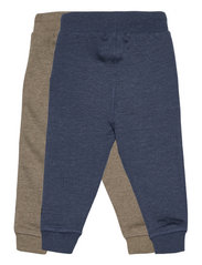 Minymo - Basic 36 -Sweat pant (2-pack) - sweatpants - ensign blue - 1