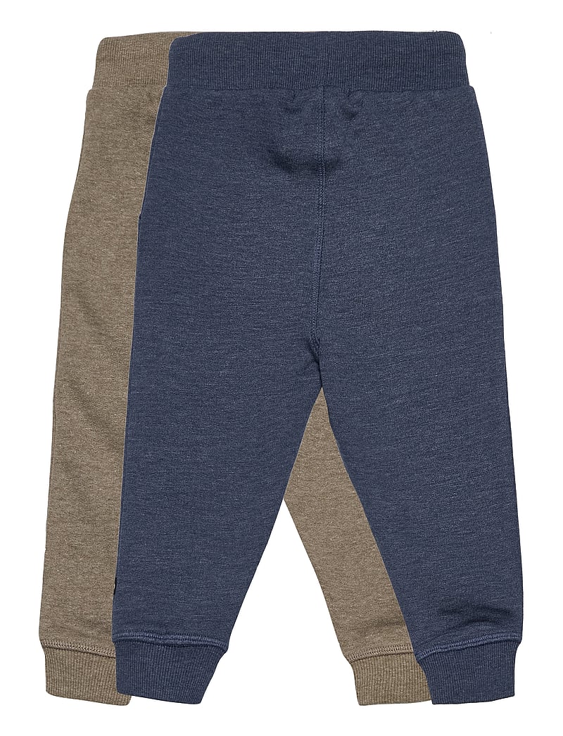 Minymo - Basic 36 -Sweat pant (2-pack) - dressipüksid - ensign blue - 1