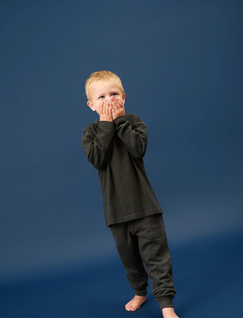 Minymo - Basic 36 -Sweat pant (2-pack) - sweatpants - fossil - 0