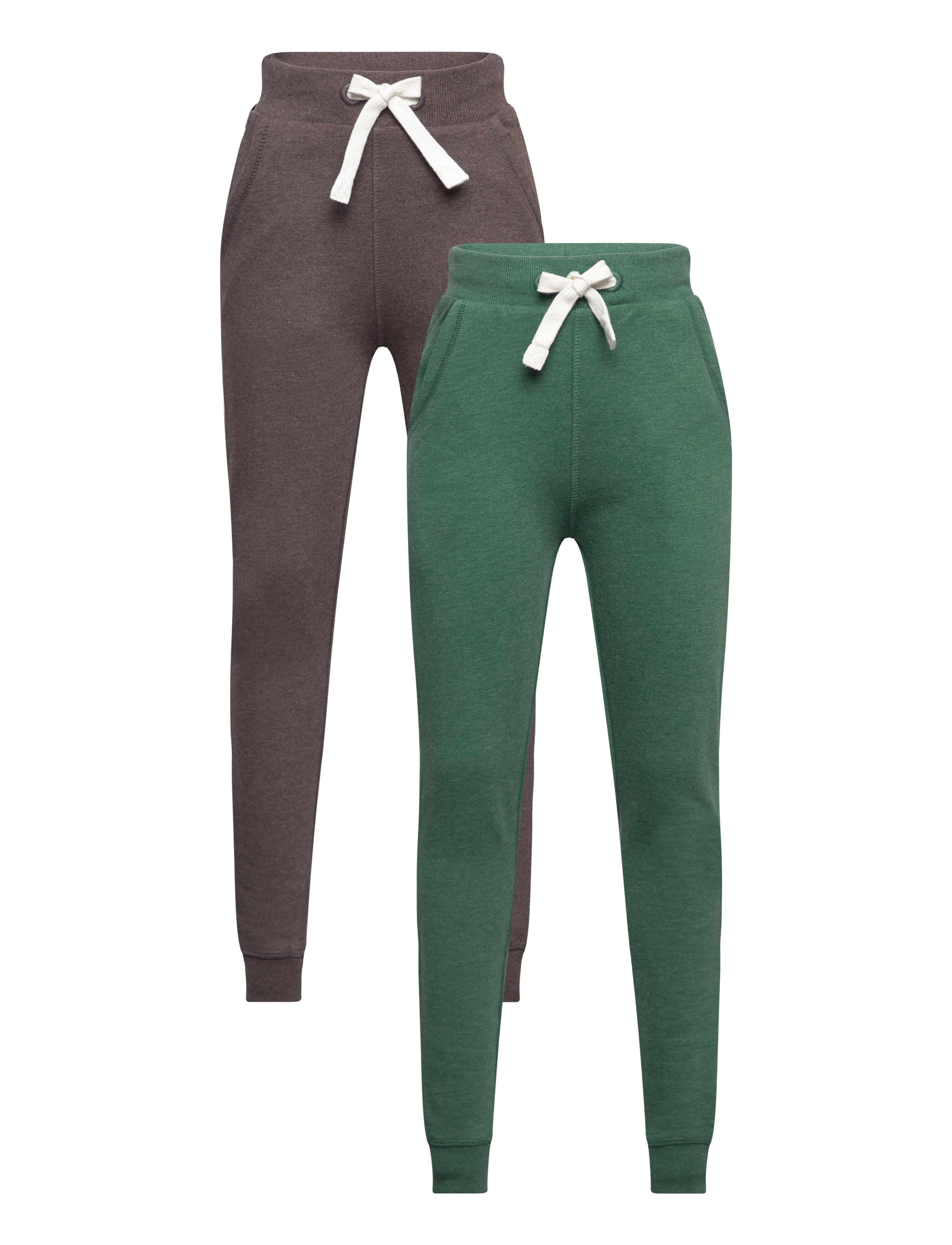 Minymo Basic 36 -Sweat Pant (2-Pack), 98, Unterteile, Mehrfarbig/gemustert - Sweatpants, Kinder