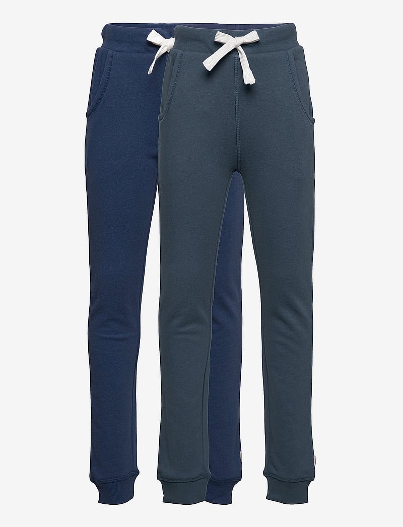 Minymo - Basic 36 -Sweat pant (2-pack) - sweatpants - new navy - 0