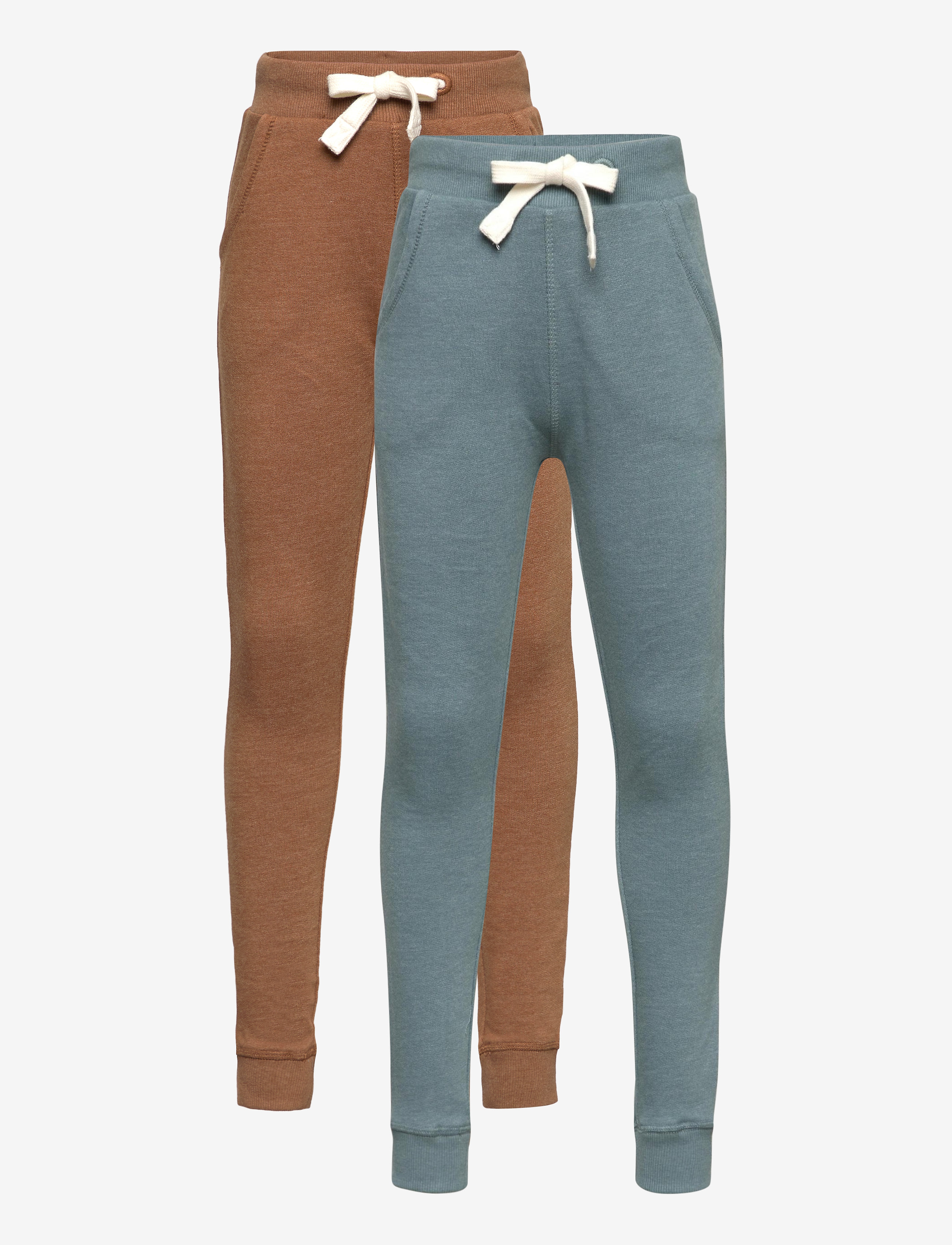 Minymo Basic 36 -Sweat Pant (2-Pack), 86, Unterteile, Mehrfarbig/gemustert - Sweatpants, Kinder